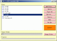 MP4 to MP3 Converter Demo screenshot